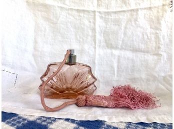 Lovely Vintage Pink Atomizer Perfume Bottle