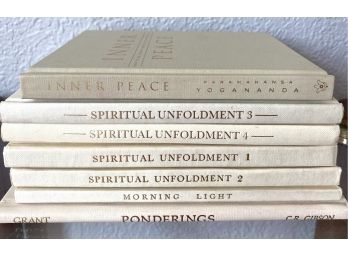 Great Grouping Of Hardcover Books Covering Spirituality & Meditation
