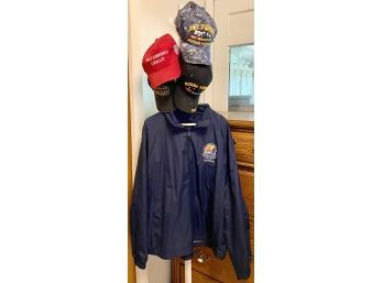 Collection Of Veteran And Trump Hats