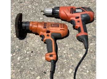 Two Black And Decker Tools (DR260, And DR330)