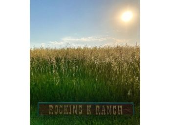 Rocking K Ranch Old Farm Sign