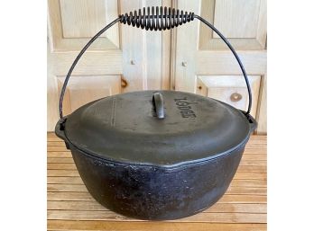 Large Lodge Cast Iron Pot With Lid