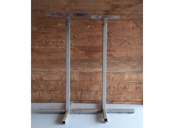 Lot Of 2 Iron Stands