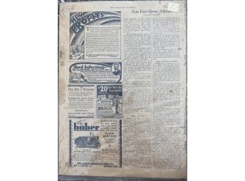 Historical Newspaper Page 1929 The Prairie Farmer 'You Can Grow Alfalfa'