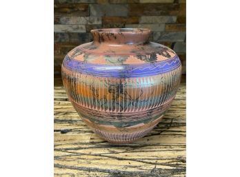 Horsehair Pottery Vase