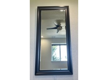 Large Black Frame Mirror