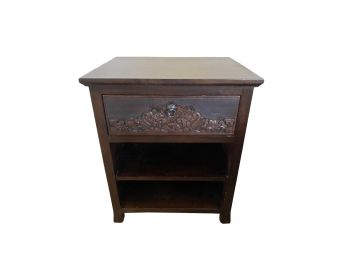 Nightstand With Intricate Detail By Pier 1