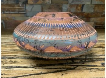 Horsehair Pottery Vase