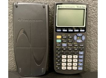 Texas Instruments TI83 Plus Graphing Calculator With Hard Cover