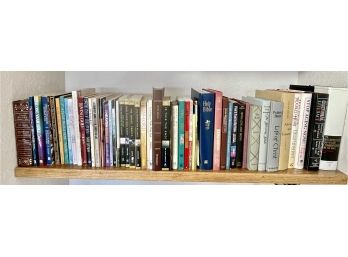 Shelf Full Of Books- Mostly Religious