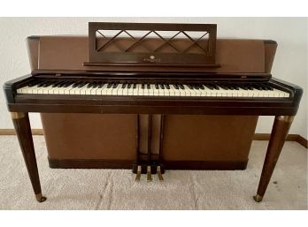 Art Deco Style Wurlitzer Piano With Bench