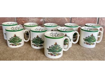 Spode Christmas Tree Mug Set
