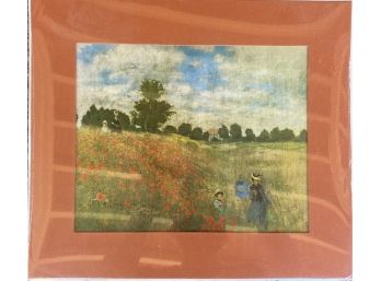 Claude Monet Corn Poppies Reproduction Print Unframed