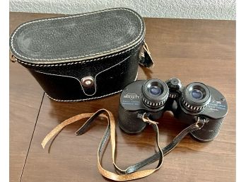 Vintage Binoculars In Case