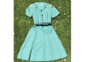 Vintage Girl Scouts Dress Petite