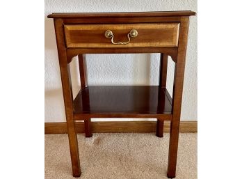 Sherill Occasional Table Chippendale Style With Brass Pull