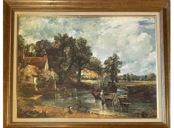 Beautiful Down By The River Wood Art Framed Print By Walton Beulah
