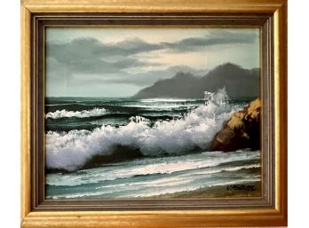 Original Seaside Oil Painting