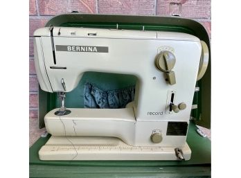 Vintage Bernina Portable Sewing Machine With Attachments
