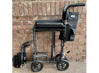 Nova Orth Med Lightweight Folding Wheel Chair With Foot Rests