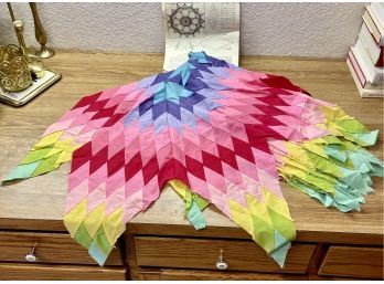 Partially Completed Broken Star Quilt