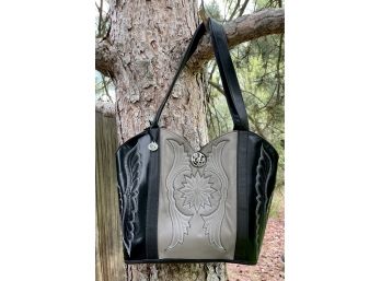 Beautiful Erda Black/ Gray Shoulder Bag