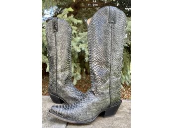 Idyllwind Smok'n Snip Toe Snake Print Western Boots Women's Size 8.5