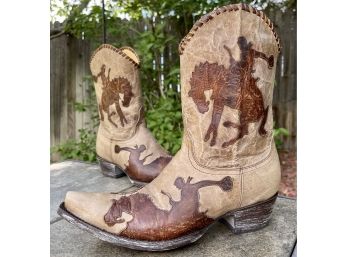 Old Gringo Yippee Ki Yay Cowboy Up Boots Women's Size 8.5