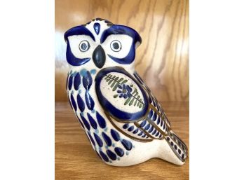 Cute Tonala Pottery Owl From Oaxaca