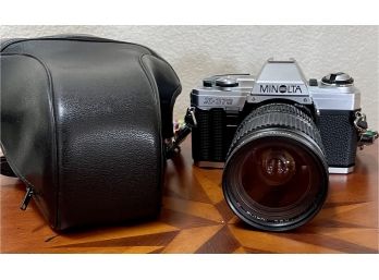Vintage Minolta X-370 Camera With Vivitar Lens