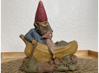 Nice Vintage Tom Clark Gnome Figuring Titled Love Boat