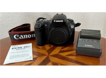 Canon EOS 20D Digital Camera With Charger And Strap