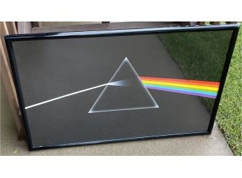 Modern Prism Picture On Black Background In Black Frame