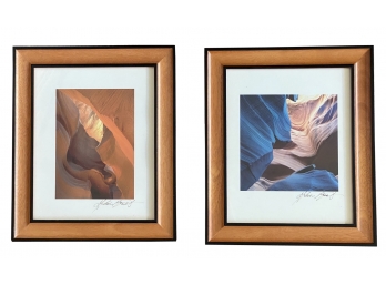 Pair Of Two Framed Signed By Artist Photographs Of Sand Dunes