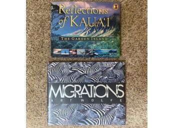 Pair Of Two Coffee Table Books On Travel & Nature