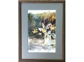 Robin Nielsen Signed & Numbered 1 Of 200 Print Of 'afternoon Sun' Watercolor With COA