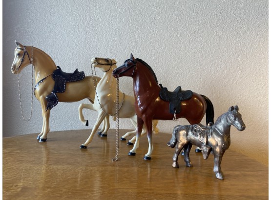 Lot Of 4 Horses