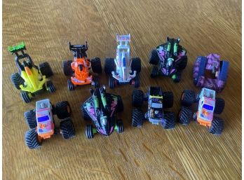 Lot Of 9 Micro-Machine Monster Trucks