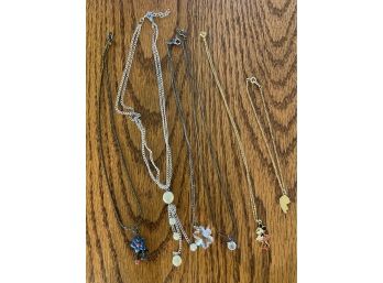 Lot Of 5 Costume Jewelry Necklaces And Anklet