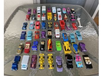 Lot Of 56 Diecast Hot Wheels 1970's-1990's
