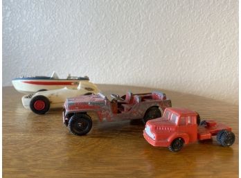 Lot Of 4 Vintage Toy Vehicles