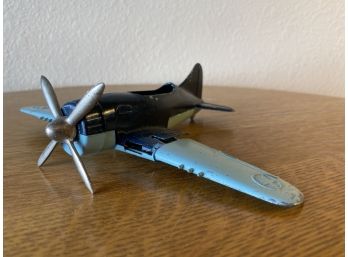 Vintage Hubley WW2 Kiddie Toy Diecast Airplane