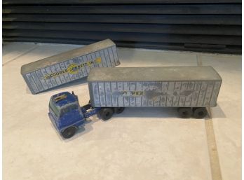 1962 Matchbox Lesney Interstate Double Freighter
