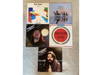 Lot Of 5 Records By Bob Seger