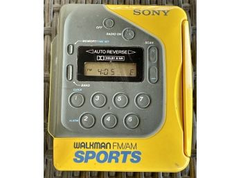 Vintage Sony Sports Walkman Radio/Cassette Player