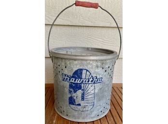 Vintage Hiawatha Minnow Bucket
