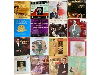 Lot Of Records Incl. Nathan Milstein Violin, Walts Records, And Mantovani Records