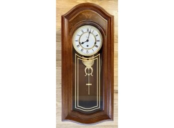 Colonial Manufacturing Co Wall Clock With Franz Hermle Movement Made In West Germany