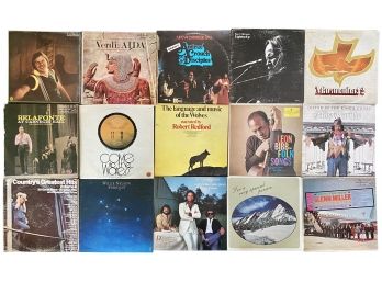 Lot Of Records Incl. Leon Bibb Folk Songs