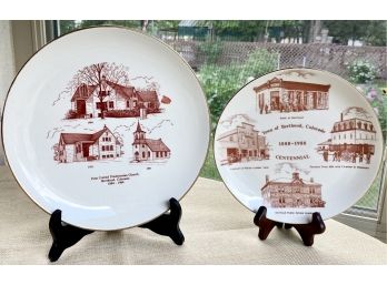Two Commemorative Berthoud Plates